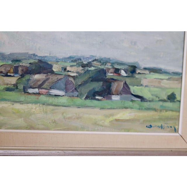 Carl Berndtsson, Landscape, 1960s, Oil on Canvas, Framed For Sale - Image 6 of 11