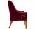 Wood Custom Velvet High-Back Armchairs With Greek Key Nailhead Trim — Pair For Sale - Image 7 of 8