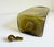Glass Vintage Olive Green Blown Glass Decanter Bottle For Sale - Image 7 of 7