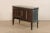 Slate Gray Early 20th Century Neoclassical Commode with Black Marble Top For Sale - Image 8 of 11