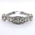 Antique Edwardian Art Deco Platinum Diamond Bracelet For Sale - Image 10 of 10