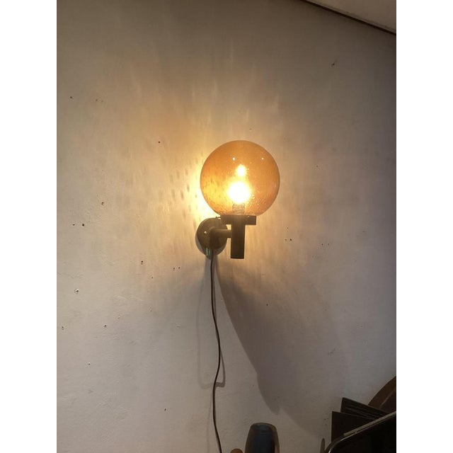 Plastic Drop Glas Wall Lights Lamp, 1970s, Set of 2 For Sale - Image 7 of 8