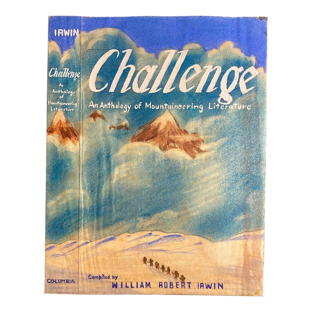 1940s Book Jacket Illustration Mountaineering Anthology For Sale