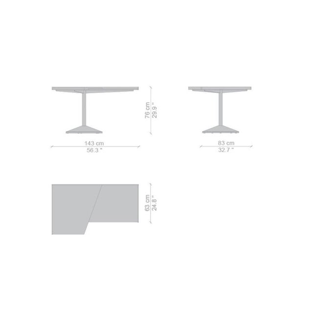 840 Stadera Table in Wood and Steel by Franco Albini for Cassina For Sale - Image 6 of 7