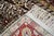 1960s Extremely Fine Turkish Silk Hereke With the Field Woven With Silver Metal Treads Rug 3'3'' X 4'6'' For Sale - Image 11 of 11
