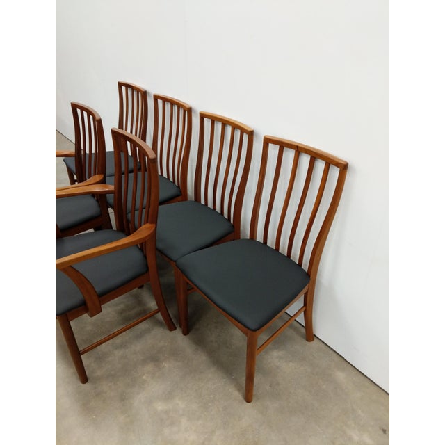 A. H. McIntosh & Co. Ltd. Set of 6 Vintage McIntosh Mid Century Modern Dining Chairs For Sale - Image 4 of 11