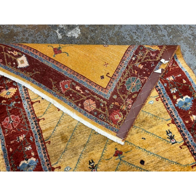 3ft1in × 9ft4in Hand Knotted Wool Runner, Vintage For Sale - Image 10 of 12
