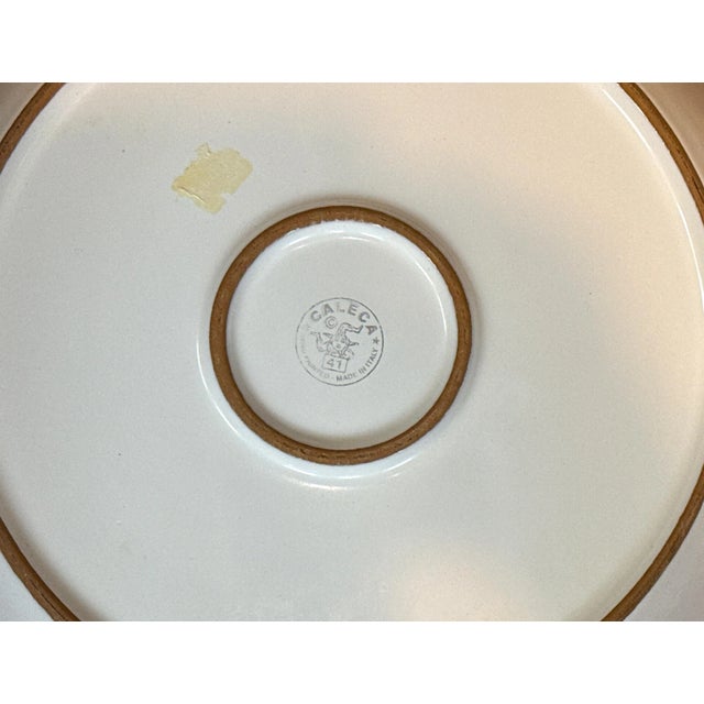 Large Italian Ceramic Serving Bowl by Caleca For Sale - Image 10 of 10