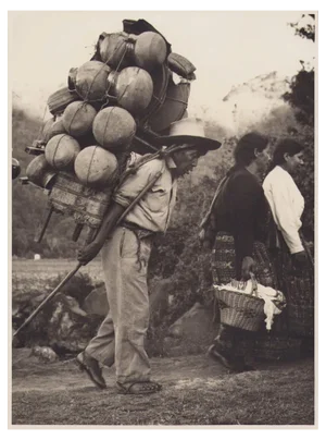 Hanna Seidel, Guatemalan Man, Black and White Photograph, 1960s