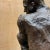 French Mid 20th Century Bronze Figure Seated Studio Sculpture For Sale - Image 12 of 15