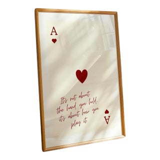 Pop Culture Ace of Hearts Print For Sale