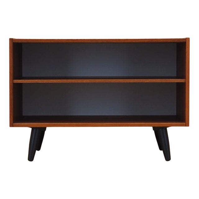 Vintage Danish Teak Bookcase, 1970s For Sale