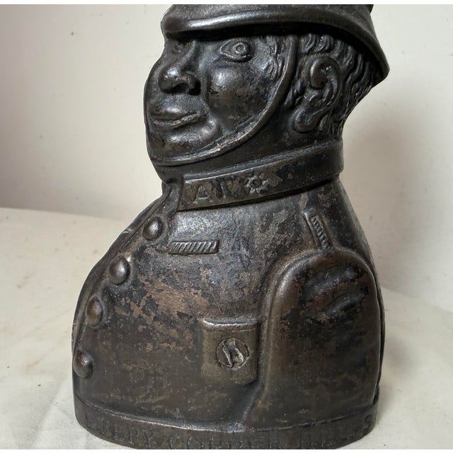 Rare Antique 2 Face Every Copper Helps Sydenham & McOustra Cast Iron Still Bank For Sale - Image 12 of 12