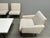 Black Mid-Century Modern Chairs and Coffee Table, 1960s, Set of 6 For Sale - Image 8 of 15