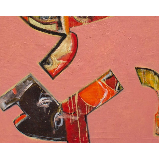 Abstract Oil on Canvas Painting by James L. Bruch For Sale - Image 4 of 10