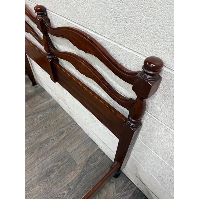 Vintage Full Size French Provincial French Country Style Bed For Sale - Image 11 of 16
