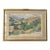 Signed Original Colored Pencil Landscape Drawing – Rolling Green Hills & Valley, Framed, 1980 For Sale