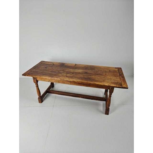 Wood Antique French Dining Table For Sale - Image 7 of 17
