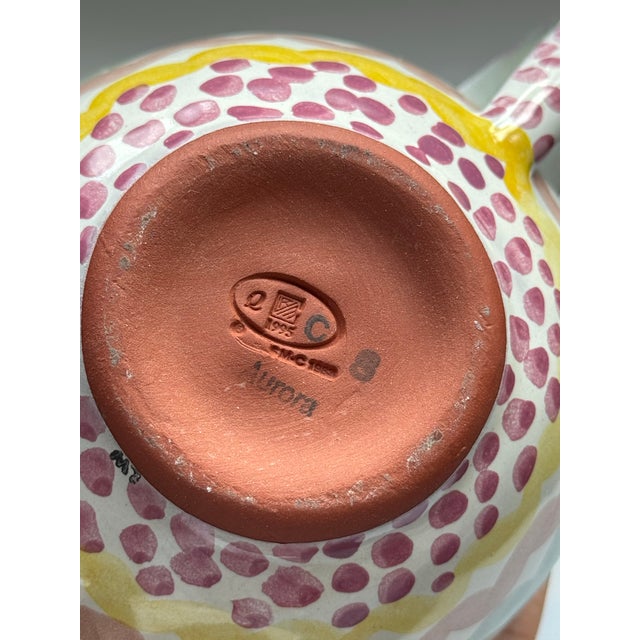 Vintage Hand Painted MacKenzie Childs "Aurora" Sugar Bowl For Sale In Detroit - Image 6 of 6