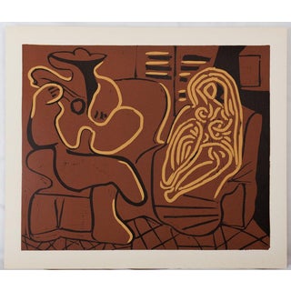 Pablo Picasso, Femme assise et le guitariste, Nude, Etching For Sale