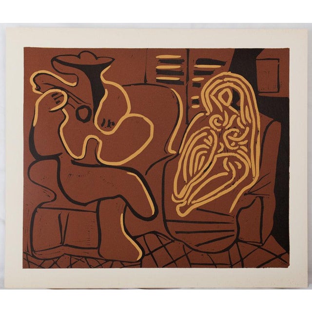 Pablo Picasso, Femme assise et le guitariste, Nude, Etching For Sale