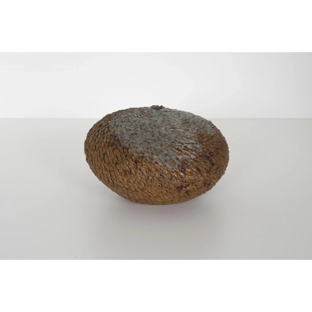Mid-Century Modern Textured Porcupine Vase For Sale - Image 3 of 9