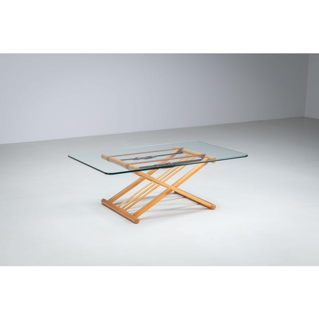 Designed by Andreas Hansen for Haslev, this elegant coffee table is a refined example of Scandinavian furniture design,...