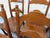 Wood Vintage Brutalist Chairs in Oak Wood, 1960s, Set of 6 For Sale - Image 7 of 18