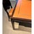 Wood Leather Top Game Table For Sale - Image 7 of 9