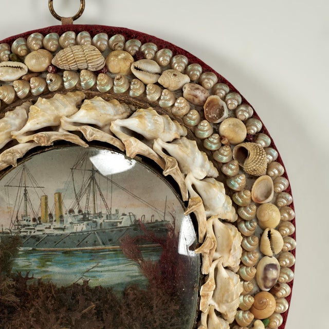 Antique British Colonial Sailors Valentine For Sale - Image 4 of 10