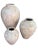 Postmodern Set of Three Tessellated Stone Floor Vases, Circa 1980’s For Sale - Image 3 of 10