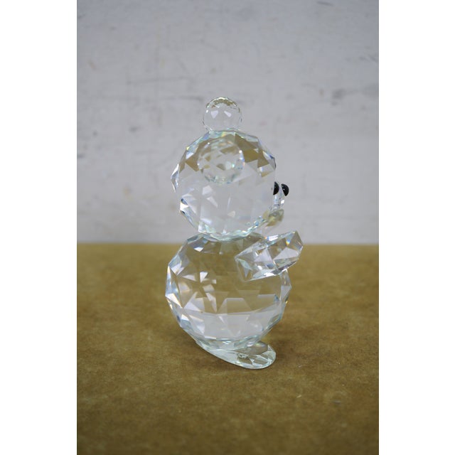 Vintage Swarovski Austrian Crystal Large Teddy Bear Figurine Max Schreck 4.5" For Sale - Image 11 of 13