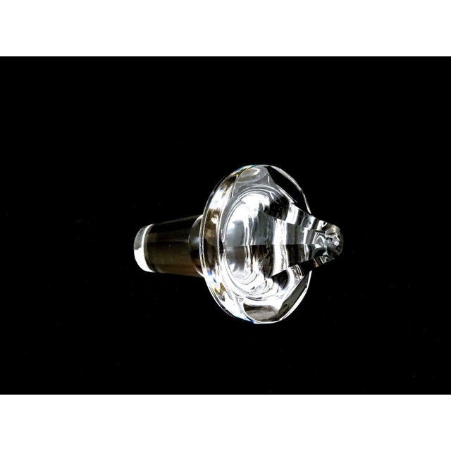 Waterford Crystal Waterford Cut Crystal Replacement 4" Decanter Stopper For Sale - Image 4 of 6