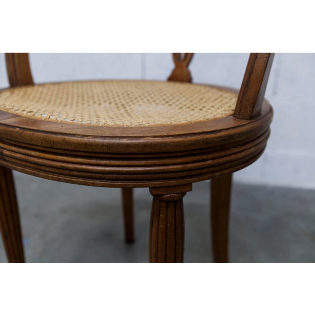 Vintage Louis XVI Style Chair with Cane Seat, 1890s For Sale - Image 12 of 18