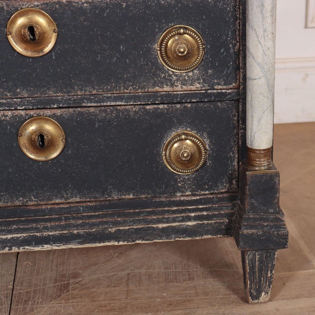 Dutch Empire Style Commode For Sale - Image 4 of 13