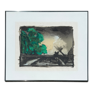 "For John Constable" 55/100 Screenprint by Ivor Abrahams 1976