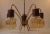 1950s Mid-Century Danish Rosewood, Brass & Glass Spider Chandelier, 1950s For Sale - Image 5 of 7