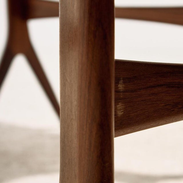Brown Teak Nesting Tables by Johannes Andersen for CFC Silkeborg, 1960s, Set of 3 For Sale - Image 8 of 14