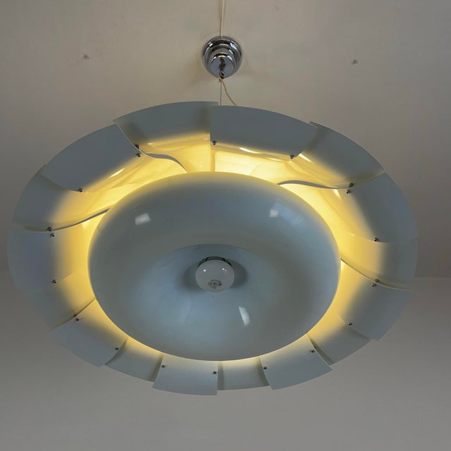 White Pendant Lamp from Tronconi, Italy, 1970s For Sale - Image 15 of 18