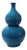 Double Gourd Vase 2ft High Turquoise For Sale