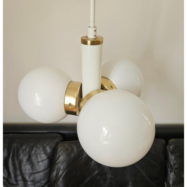 Mid-Century Modern Mid-Century Space Age Sputnik Pendant, Italy, 1970s For Sale - Image 3 of 15
