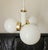Mid-Century Modern Mid-Century Space Age Sputnik Pendant, Italy, 1970s For Sale - Image 3 of 15