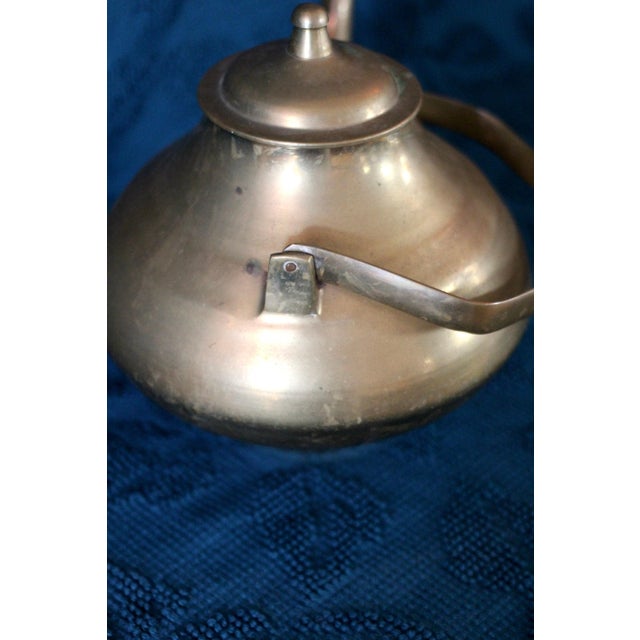 1970s Mid-Century Modern Brass Teapot For Sale - Image 6 of 10