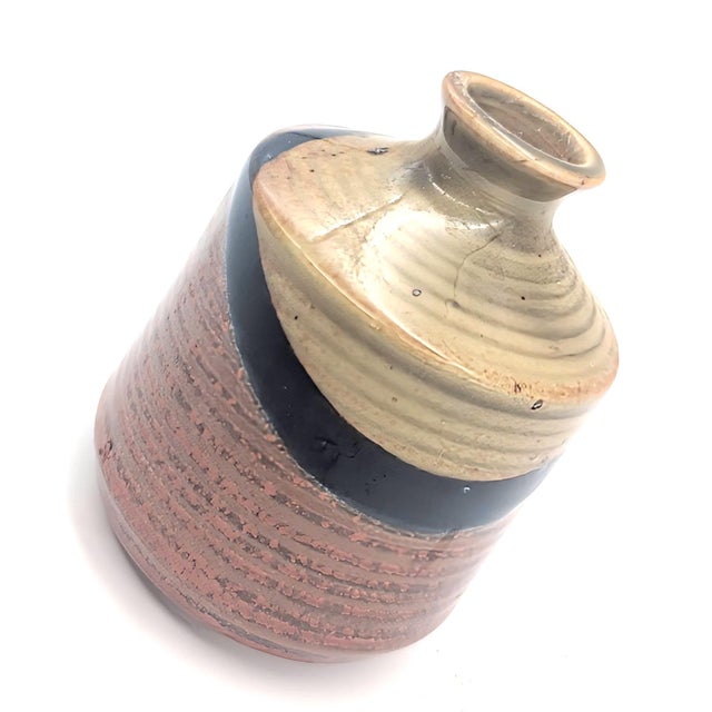 Vintage Glazed Stoneware Bud Vase For Sale In Miami - Image 6 of 10