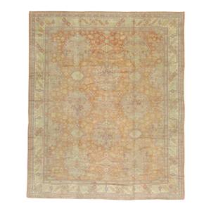 Galerie Shabab Collection Early 20th Century Turkish Oushak Room Size Carpet