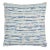 Schumacher Tomori Indoor/Outdoor 20" Pillow in Blue For Sale