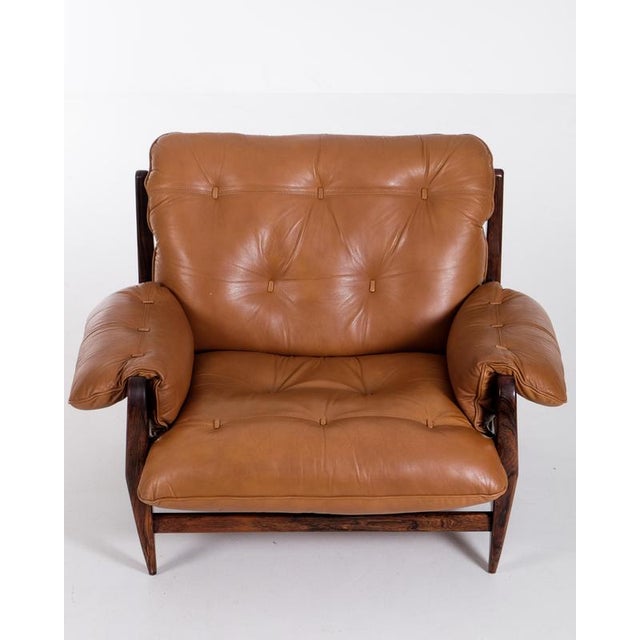 Animal Skin Easy Chair by Jean Gillon Rodeio, Brazil, 1960s For Sale - Image 7 of 11