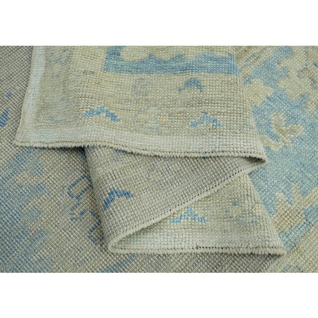 Textile Turkish Oushak Rug 9' x 12'3" #18598 For Sale - Image 7 of 8