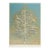1974 Joshi Hoshi White Gold Tree Woodblock Print For Sale
