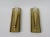 Mid-Century Modern Polished & Matte Brushed Brass Wall Lights, 1950s, Set of 2 For Sale - Image 3 of 13